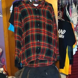 Female long sleeve flannel